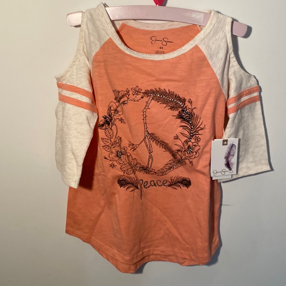 Jessica Simpson Long Sleeve Graphic Shirt